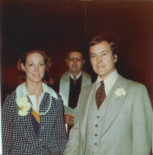 Bill and Sharon's Wedding - 1975